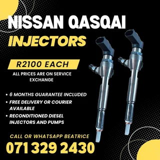 Nissan Qasqai Injectors For Sale With Warranty