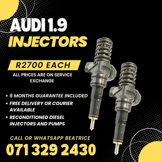 Audi 1.9 Injectors For Sale With Warranty