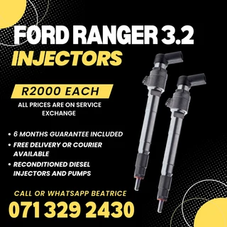 Ford Ranger 3.2 Injectors For Sale With Warranty