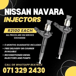 Nissan Navara Injectors For Sale With Warranty
