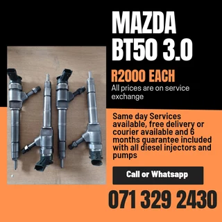 Mazda Bt50 3.0 Diesel Injectors For Sale With Warranty
