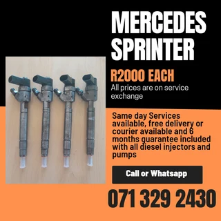 Mercedes Benz Sprinter Injectors For Sale With Warranty