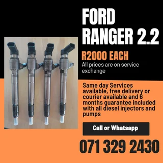 Ford Ranger 2.2 Injectors For Sale With Warranty