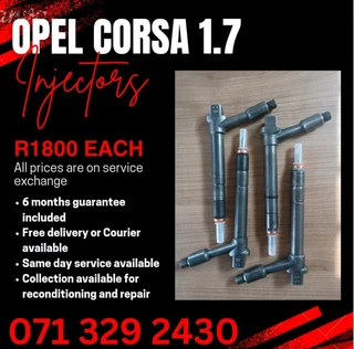 Opel Corsa 1.7 Injectors For Sale With Warranty
