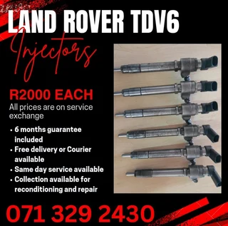 Land Rover Discovery Tdv6 Injectors For Sale With Warranty