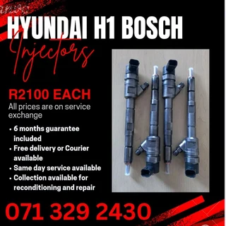 Hyundai H1 Bosch Injectors For Sale With Warranty