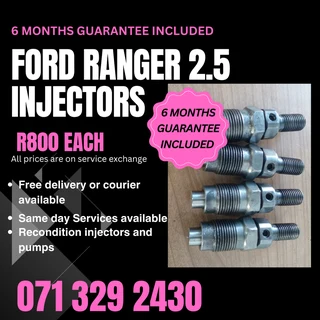 Ford Ranger 2.5 Injectors For Sale With Warranty