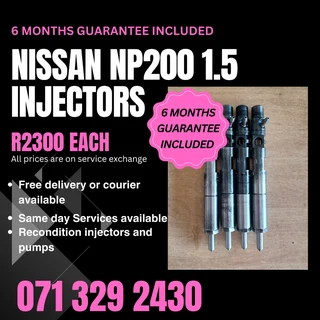 Nissan Np200 1.5 Injectors For Sale With Warranty