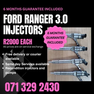 Ford Ranger 3.0 Injectors For Sale With Warranty