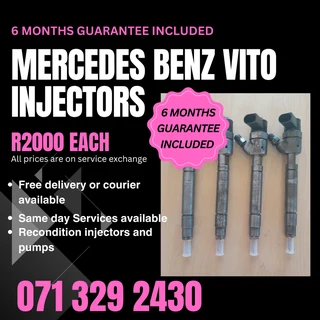 Mercedes Benz Vito Injectors For Sale With Warranty