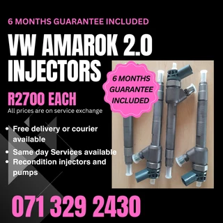Vw Amarok 2.0 Injectors For Sale With Warranty