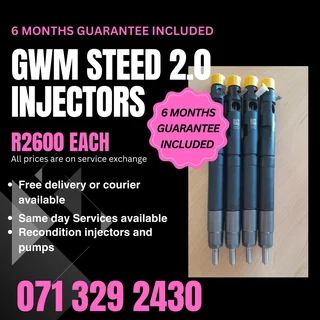 Gwm Steed 2.0 Injectors For Sale With Warranty
