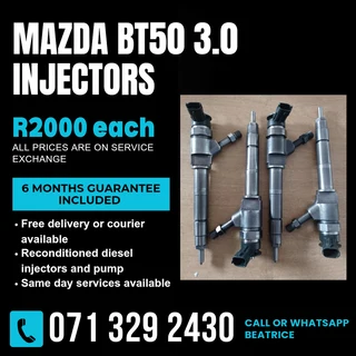 Mazda Bt50 3.0 Injectors For Sale With Warranty