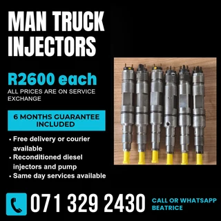 Man Truck Injectors For Sale With Warranty