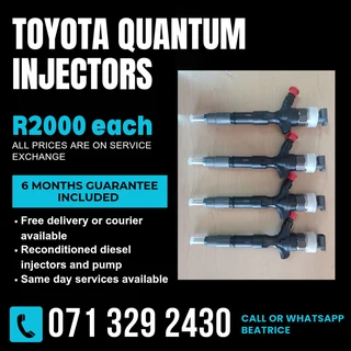 Toyota Quantum Injectors For Sale With Warranty