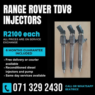 Range Rover Tdv8 Injectors For Sale With Warranty