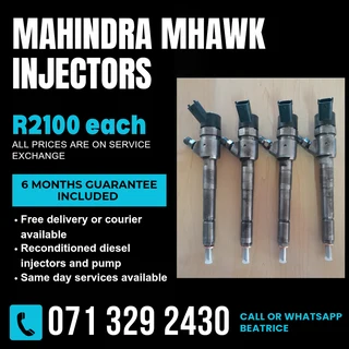Mahindra Mhawk Injectors Fpr Sale With Warranty