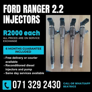 Ford Ranger 2.2 Injectors For Sale With Warranty