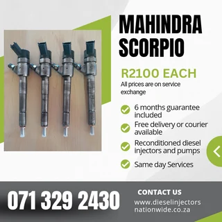 Mahindra Scorpio Injectors For Sale With Warranty