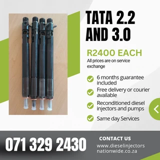 Tata 2.2 And 3.0 Injectors For Sale With Warranty