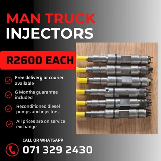 Man Truck Injectors For Sale With Warranty