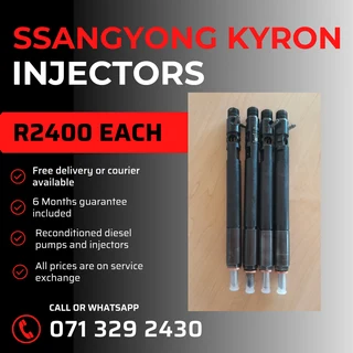 Ssangyong Kyron Injectors For Sale With Warranty