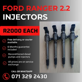 Ford Ranger 2.2 Injectors For Sale With Warranty