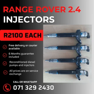 Range Rover 2.4 Injectors For Sale With Warranty