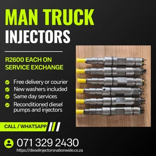 Man Truck Injectors For Sale With Warranty