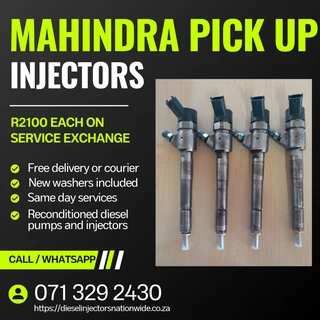 Mahindra Pick Up Injectors For Sale With Warranty