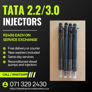Tata 2.2 & 3.0 Injectors For Sale With Warranty