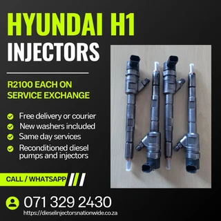Hyundai H1 Injectors For Sale With Warranty