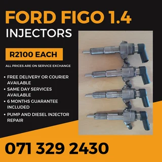 Ford Figo 1.4 Injectors For Sale With Warranty