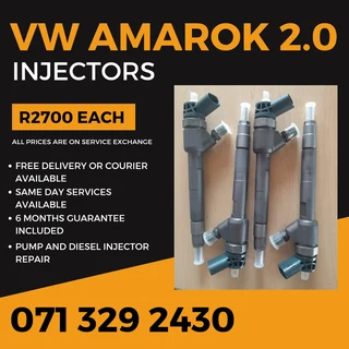 Vw Amarok 2.0 Injectors For Sale With Warranty