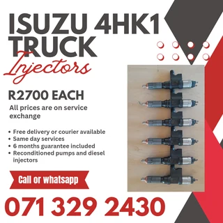 Isuzu 4hk1 Truck Injectors For Sale With Warranty