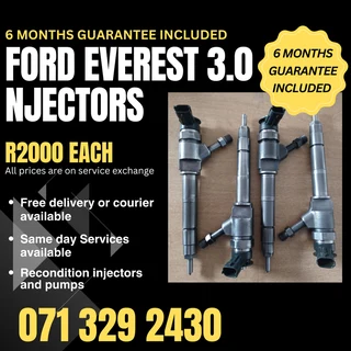Ford Everest 3.0 Diesel Injectors For Sale With Warranty