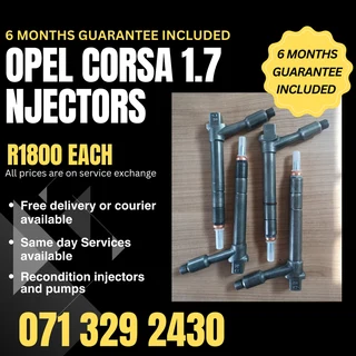 Opel Corsa 1.7 Injectors For Sale With Warranty