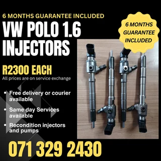 Vw Polo 1.6 Injectors For Sale With Warranty
