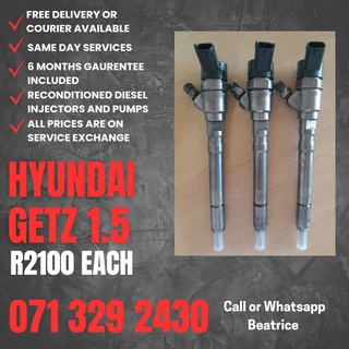 Hyundai Getz 1.5 Injectors For Sale With Warranty