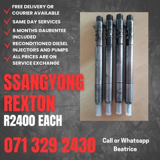 Ssangyong Rexton Injectors For Sale With Warranty