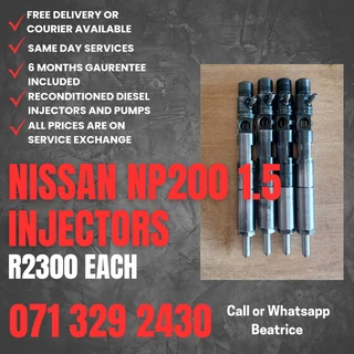 Nissan Np200 1.5 Injectors For Sale With Warranty