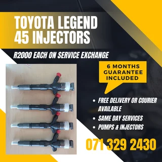 Toyota Legend 45 Injectors For Sale With Warranty
