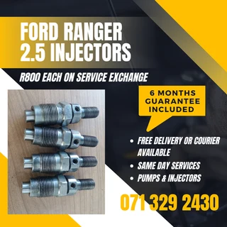 Ford Ranger 2.5 Injectors For Sale With Warranty
