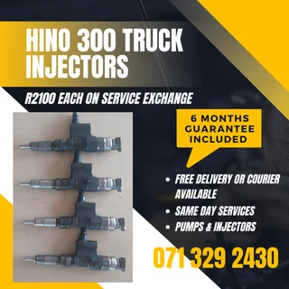 Hino 300 Truck Injectors For Sale With Warranty