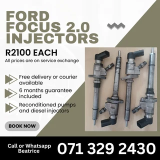 Ford Focus 2.0 Injectors For Sale With Warranty