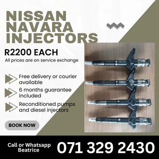 Nissan Navara Injectors For Sale With Warranty