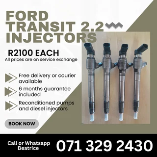 Ford Transit 2.2 Injectors For Sale With Warranty
