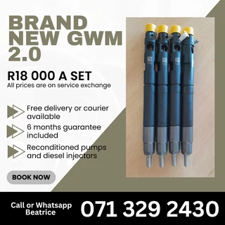 Brand New Gwm 2.0 Injectors For Sale With Warranty