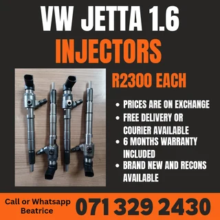 Vw Jetta 1.6 Injectors For Sale With Warranty