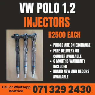 Vw Polo 1.2 Injectors For Sale With Warranty